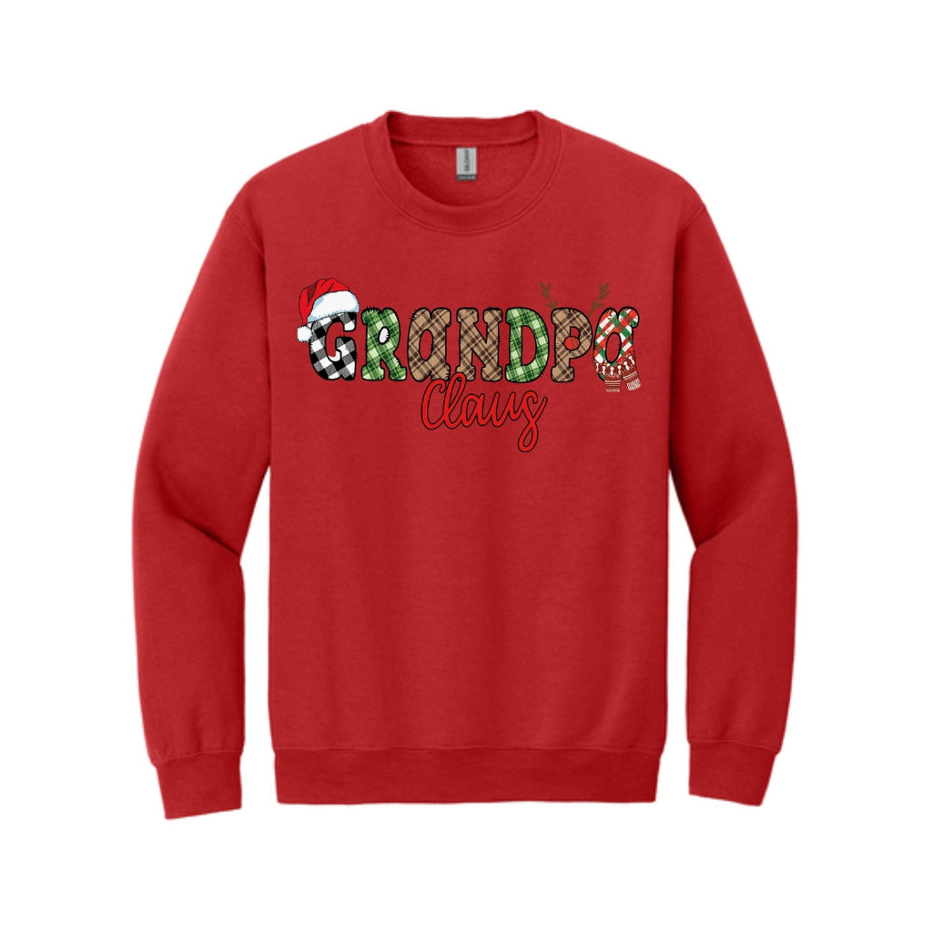 Holiday Crewneck Sweatshirt-Grandpa Claus Christmas Apparel – Fun & Festive Holiday Outfit for Grandpas