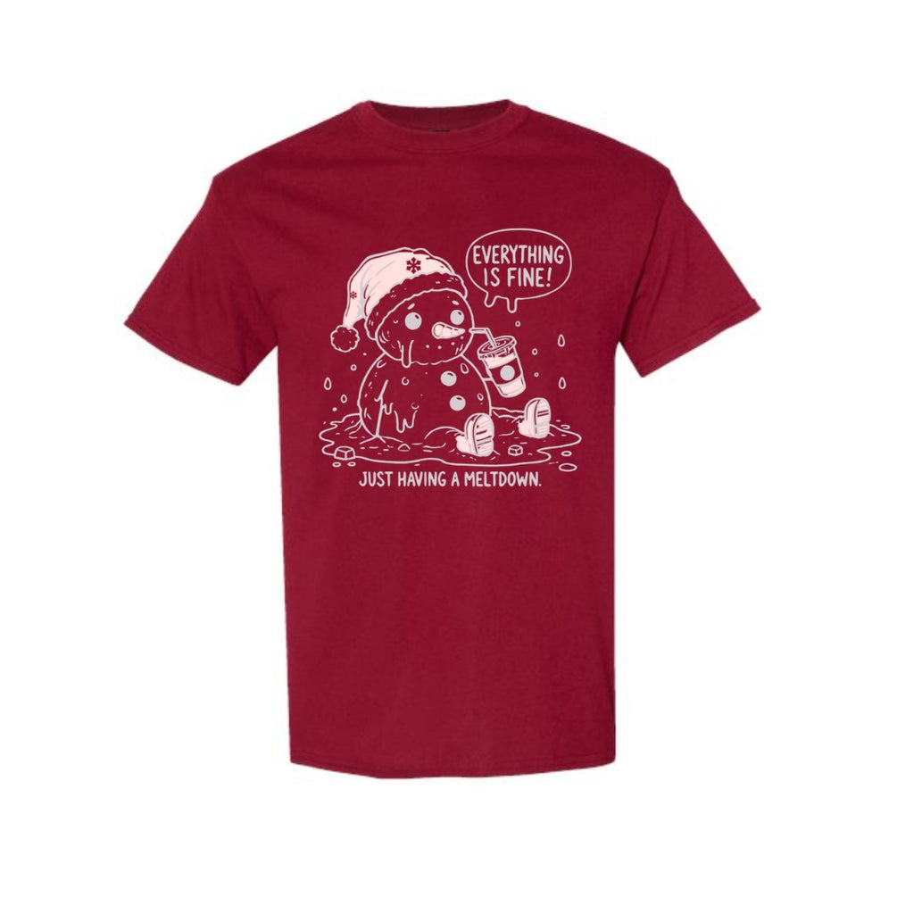 FUNNY HOLIDAY SHIRT: “Everything Is Fine — Just Having a Meltdown”