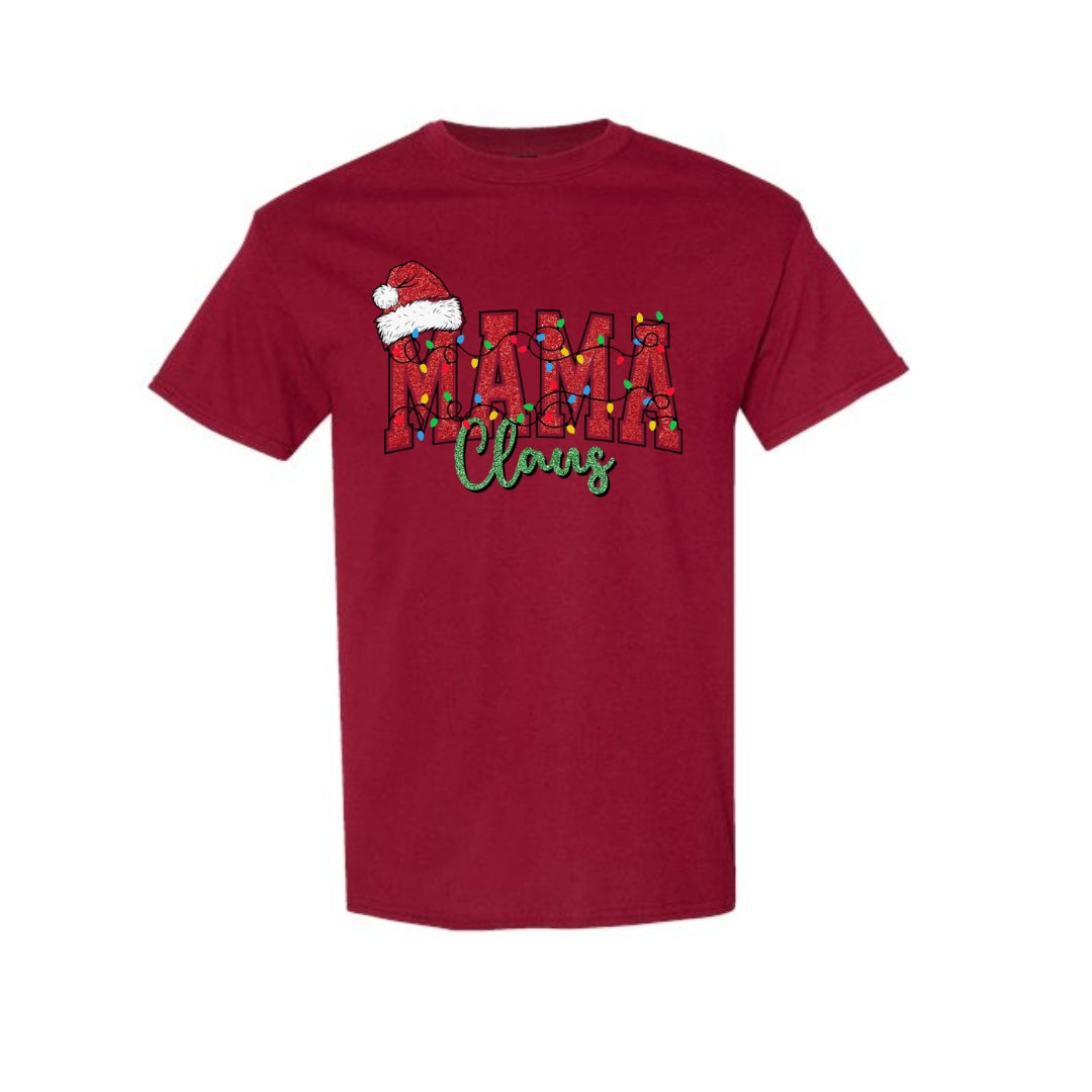 Holiday Shirt - Mama Claus Christmas Apparel – Festive Holiday Outfit for Moms