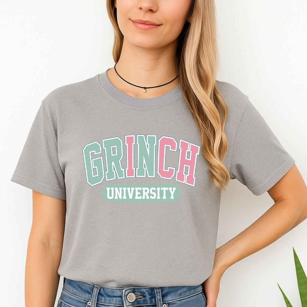 Holiday Shirt -Grinch University Graphic