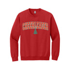 Holiday Crewneck Sweatshirt-Festive “Cheerleader” Christmas Apparel – Perfect Holiday Spirit Wear for Cheer Teams