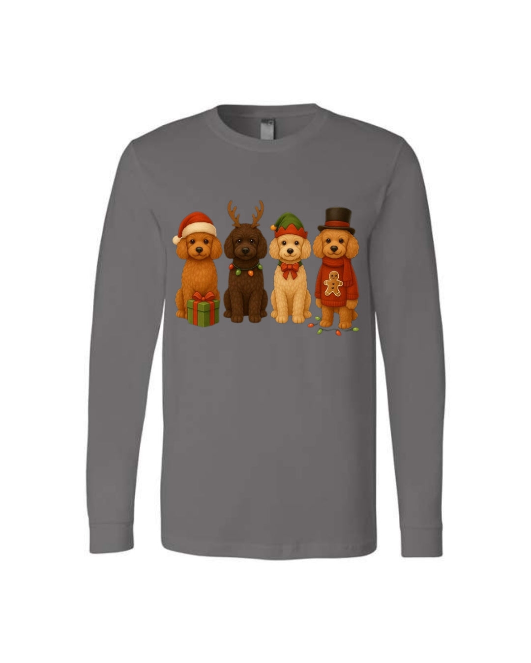 Christmas Poodle Dog Squad Design – Festive Holiday Dog Lover Gift