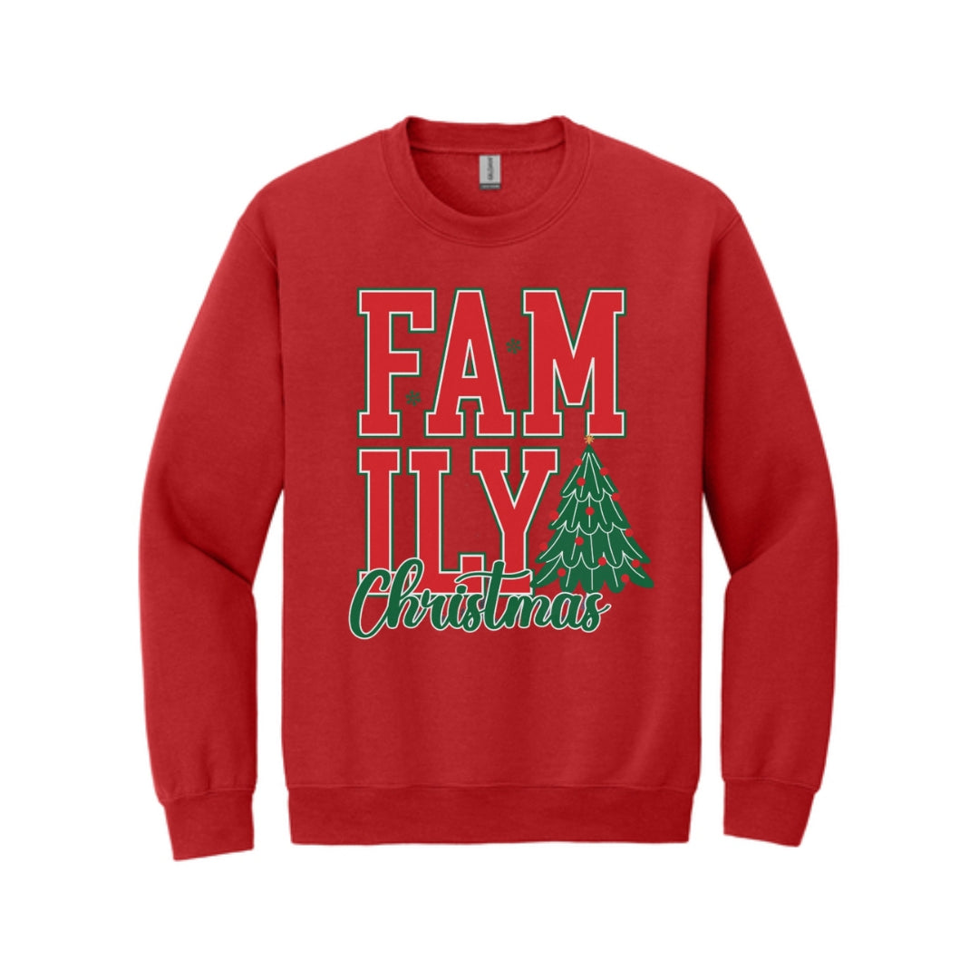 Holiday Crewneck Sweatshirt-FamILY Christmas