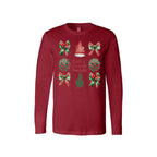 Holiday Long Sleeves- Santa’s Favorite Cheerleader Christmas Apparel – Festive Holiday Outfit for Cheerleaders