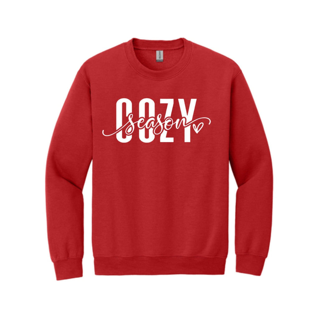 Holiday Crewneck Sweatshirt– Cozy Season Script Design