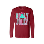 Holiday Long Sleeves-Holly Jolly Gingham Christmas