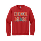 Holiday Crewneck Sweatshirt-Festive “Cheer Mom” Christmas Apparel – Perfect Holiday Spirit Wear for Cheer Moms