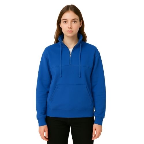 Half Time (Quarter Zip)-Blue