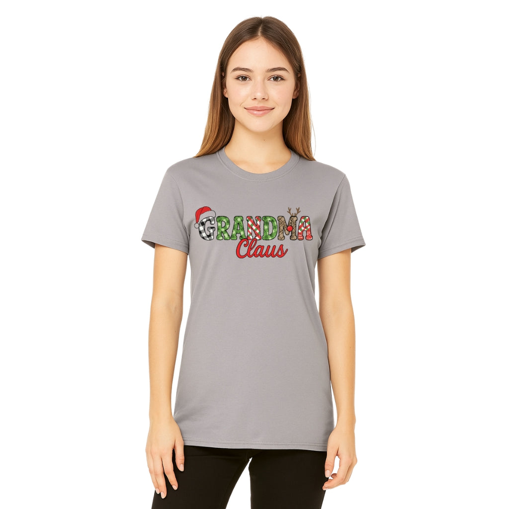 Holiday Shirt - Grandma Claus Christmas Apparel – Fun Holiday Outfit for Festive Grandmas