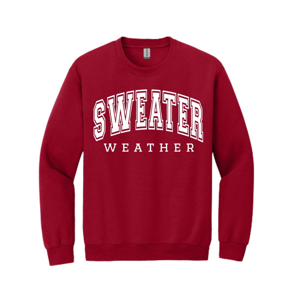 Holiday Crewneck Sweatshirt-Sweater Weather