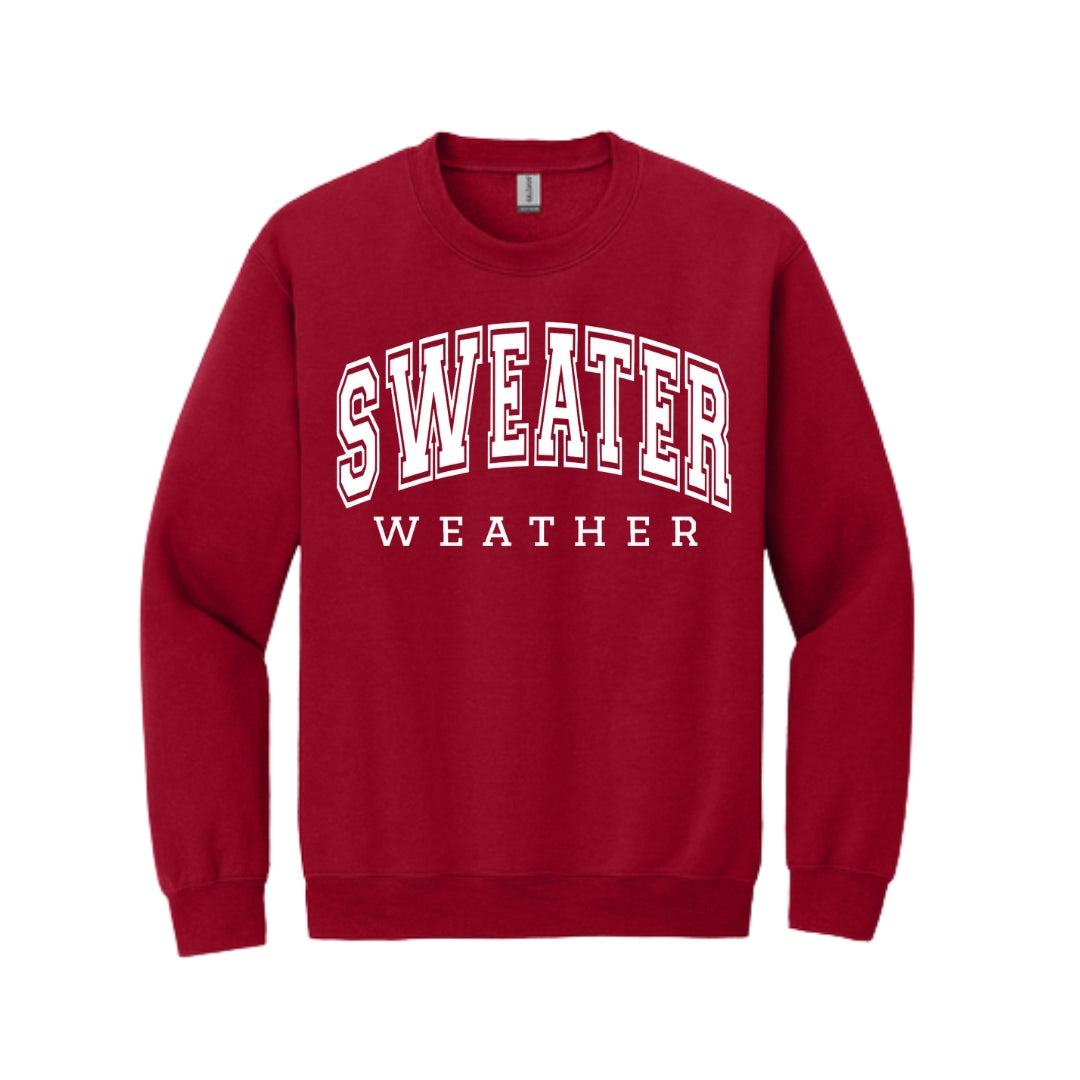Holiday Crewneck Sweatshirt-Sweater Weather