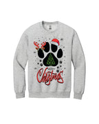 Merry Christmas Paw Print Holiday Apparel – Festive Pet Lover Christmas Design