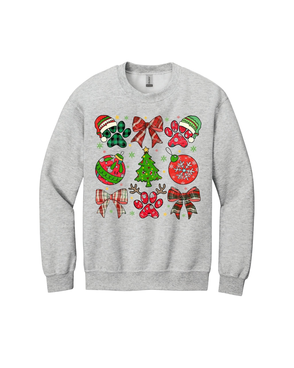 Paw Print Christmas Apparel – Festive Dog Lover Holiday Gift