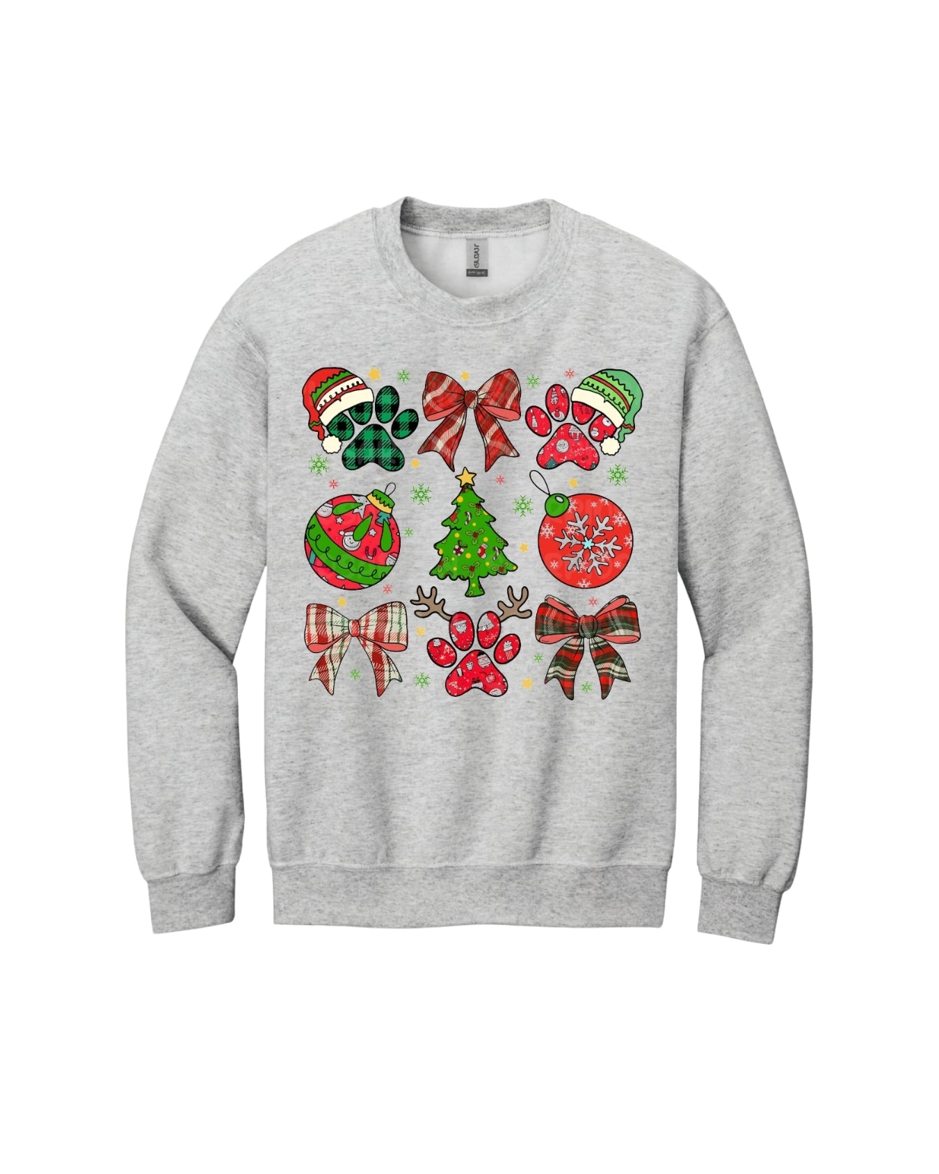 Paw Print Christmas Apparel – Festive Dog Lover Holiday Gift
