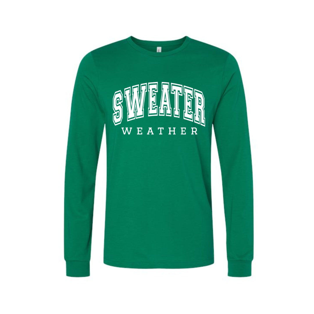 Minimalist Holiday Long Sleeves-  Sweater Weather