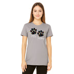 Merry & Furry Tees: “Happy Pawlidays Festive Paw Print Lights Design”