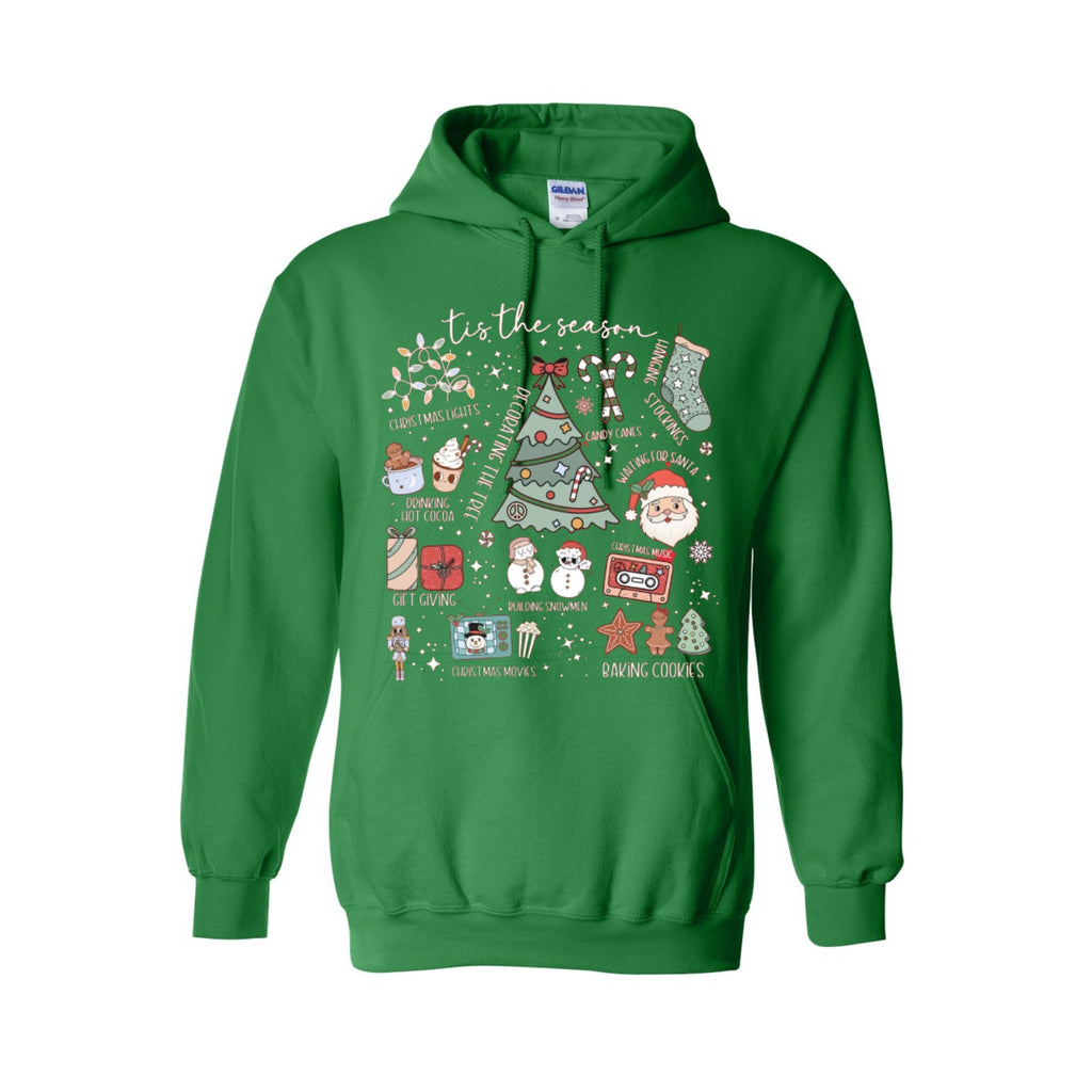 HOLIDAY HOODIE-Tis the Season’ Christmas Icons
