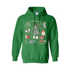 HOLIDAY HOODIE-Tis the Season’ Christmas Icons