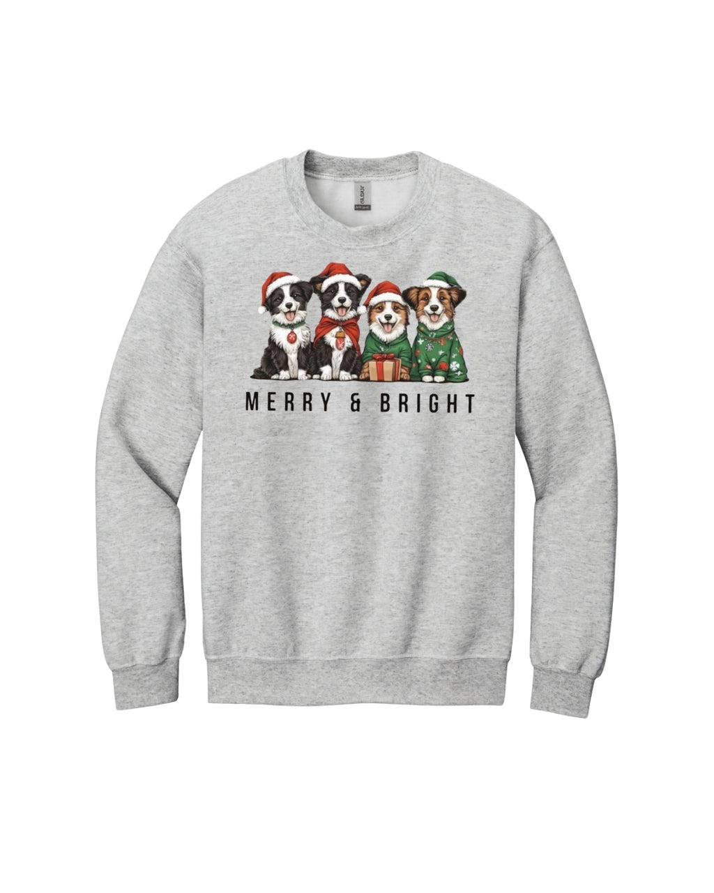 Merry & Bright Border Collie Christmas Design – Festive Holiday Dog Lover Gift
