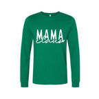 Holiday Long Sleeves-Mama Claus Christmas Apparel – Festive Holiday Outfit for Moms Who Love Christmas