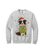Border Collie Christmas Lights Design – Cute Holiday Dog Lover Gift