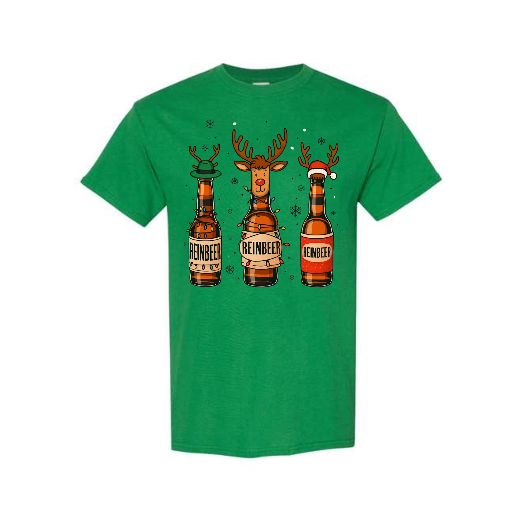 FUNNY HOLIDAY SHIRT: “Reinbeer Holiday Brew Crew Christmas Design”