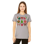 Merry & Furry Tees: Paw Print Christmas Apparel – Festive Dog Lover Holiday Gift