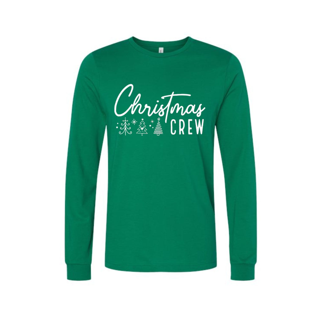 Minimalist Holiday Long Sleeves-Christmas Crew