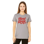 Minimalist Holiday Shirt - Merry and Bright Holiday Graphic