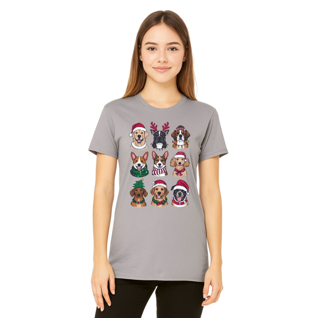 Merry & Furry Tees: Festive Christmas Dog Apparel – Cute Holiday Dog Lover Design