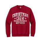 Holiday Crewneck Sweatshirt-“Merry Christmas” Bold Letter Design