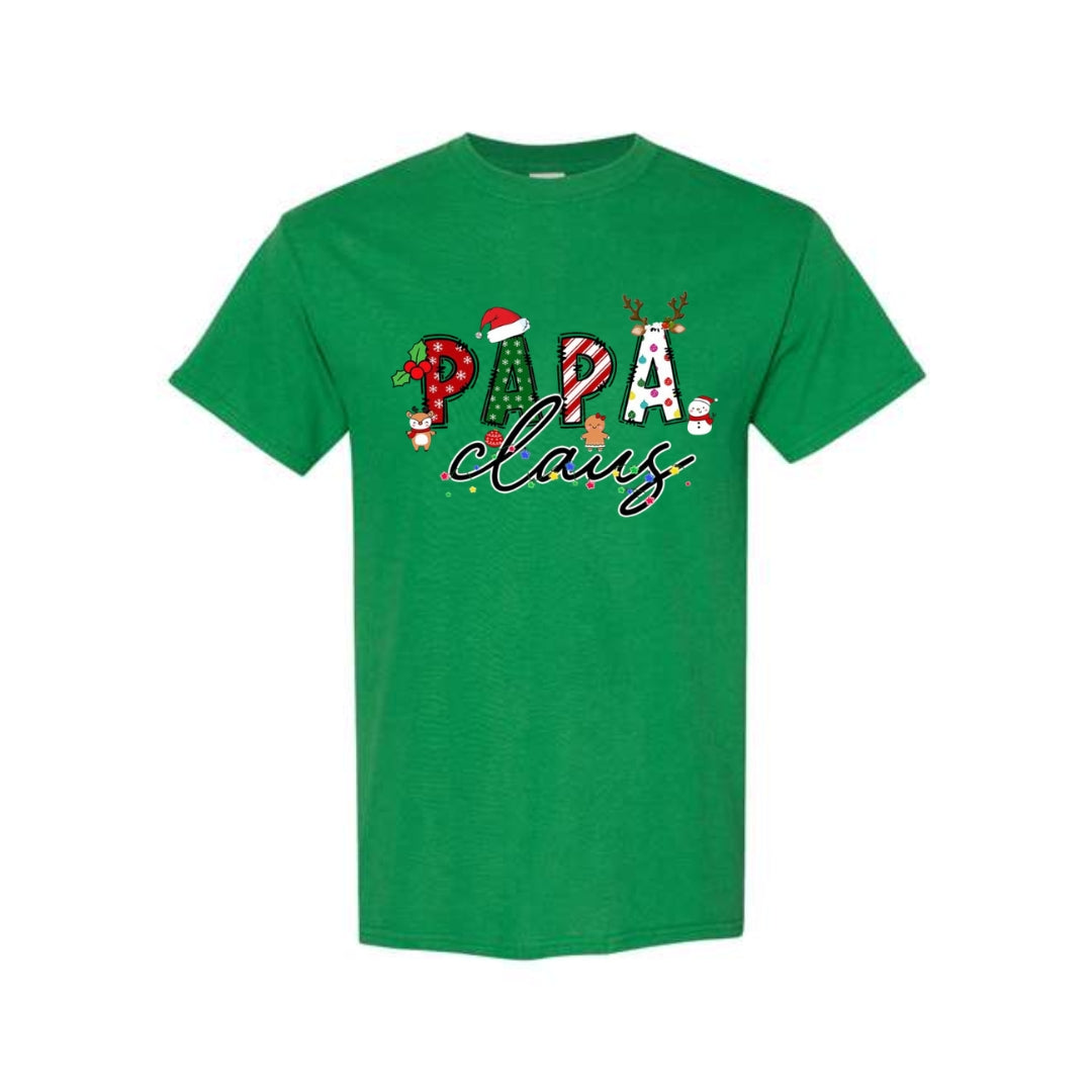 Holiday Shirt - Papa Claus Christmas Apparel – Fun and Festive Holiday Outfit for Proud Papas
