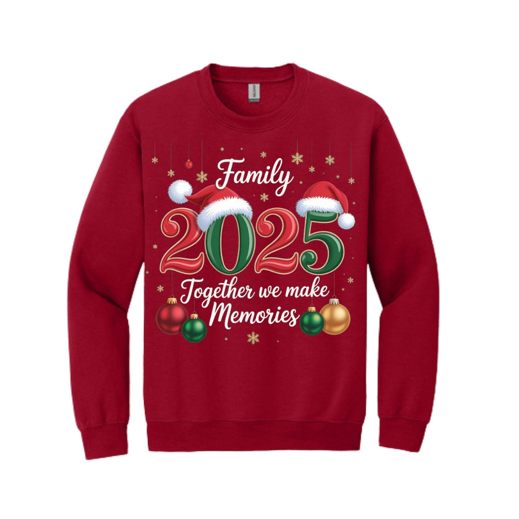 Holiday Crewneck Sweatshirt-Too Hot for Ugly Sweater” Holiday Graphic (Copy)