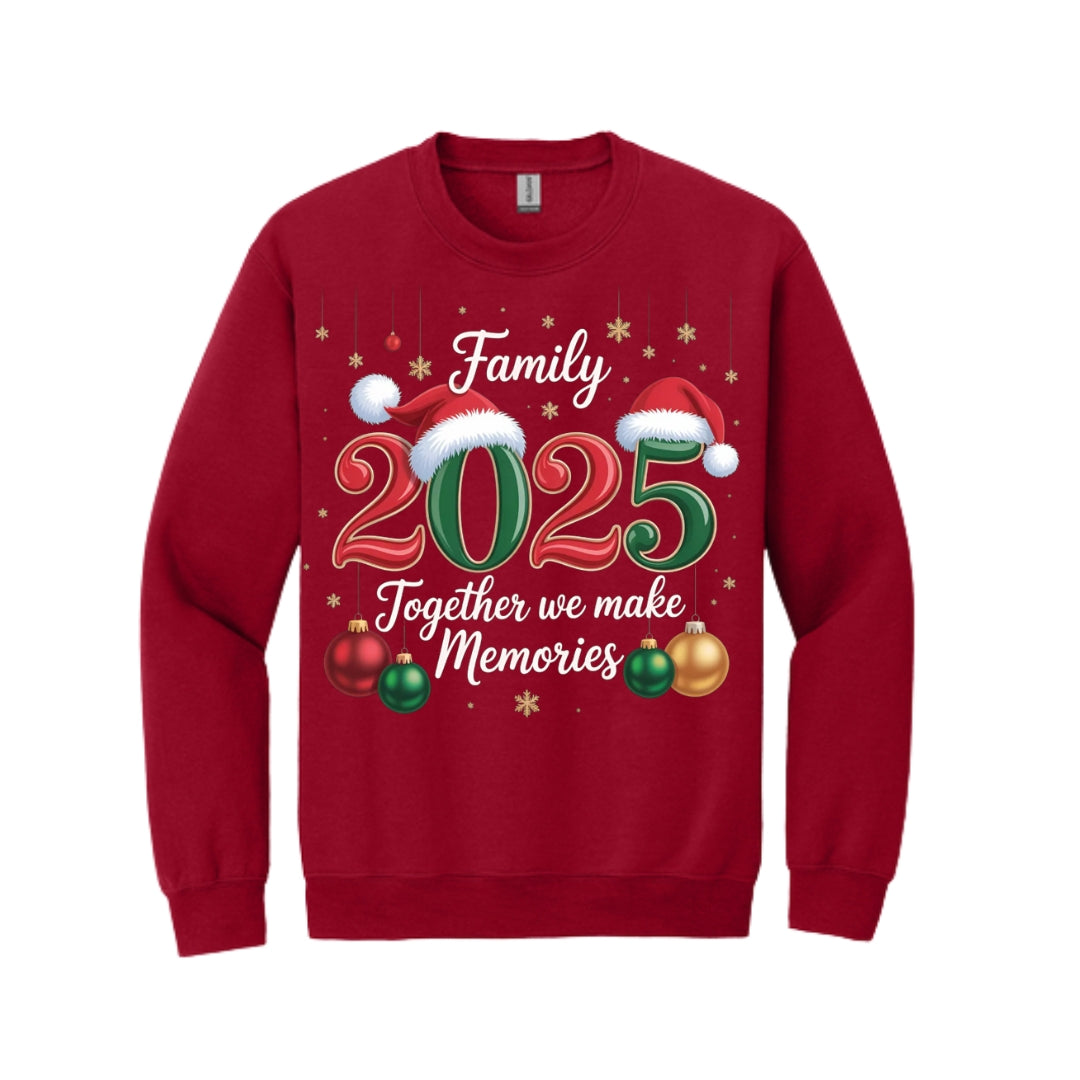 Holiday Crewneck Sweatshirt-Too Hot for Ugly Sweater” Holiday Graphic (Copy)
