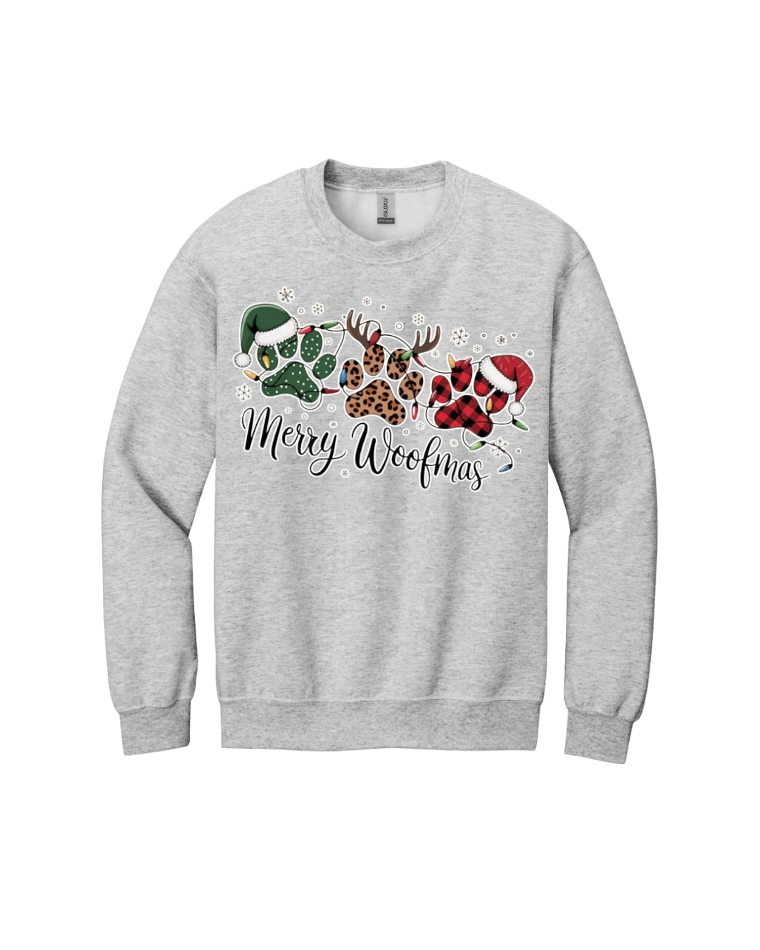 Merry Woofmas Paw Print Apparel – Festive Dog Lover Christmas Gift