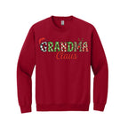 Holiday Crewneck Sweatshirt-Grandma Claus Christmas Apparel – Fun Holiday Outfit for Festive Grandmas