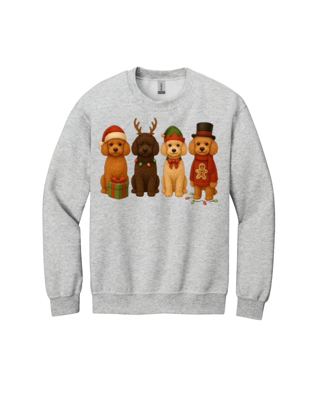 Christmas Poodle Dog Squad Design – Festive Holiday Dog Lover Gift