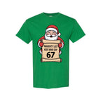 FUNNY HOLIDAY SHIRT: “Santa’s Naughty List Number”