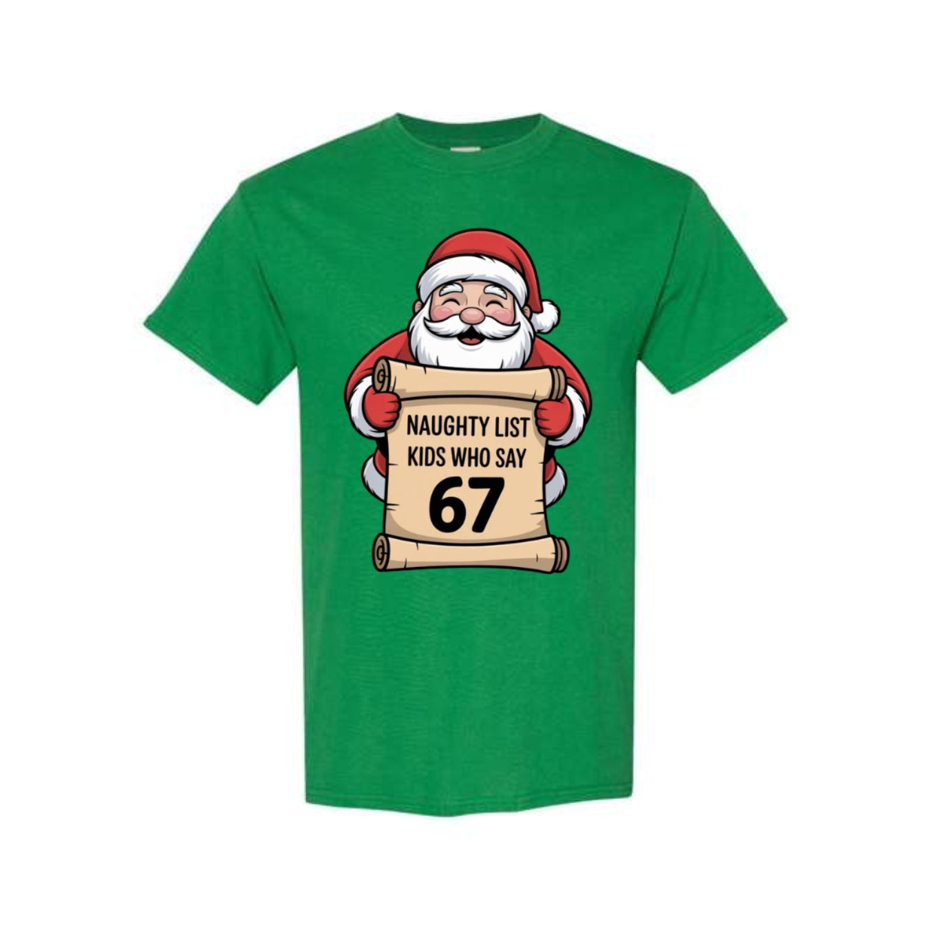 FUNNY HOLIDAY SHIRT: “Santa’s Naughty List Number”
