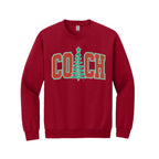 Holiday Crewneck Sweatshirt-Festive “Coach” Christmas Apparel – Holiday Gift for Sports Coaches