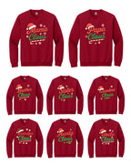 Holiday Crewneck Sweatshirt- Family Claus Christmas Apparel Collection – Matching Holiday Outfits for the Whole Family