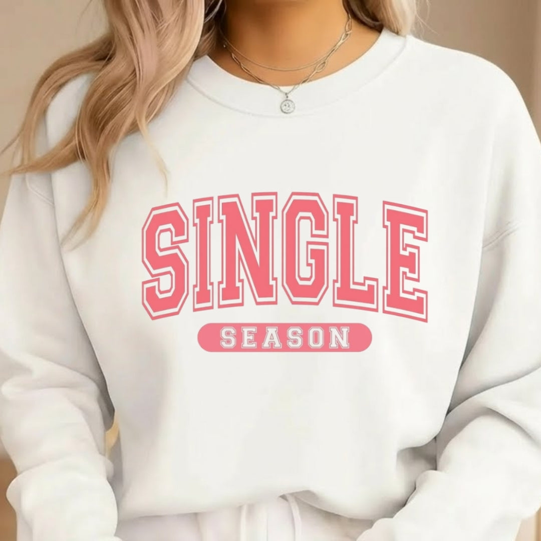 Single Season Sweatshirt & Tee – Valentine’s Day Single Era Outfit