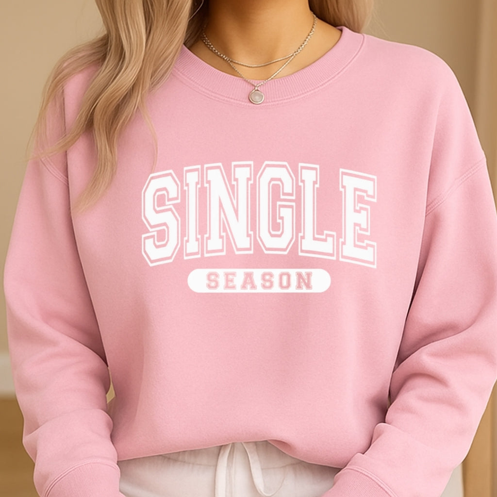 Single Season Sweatshirt & Tee – Valentine’s Day Single Era Outfit