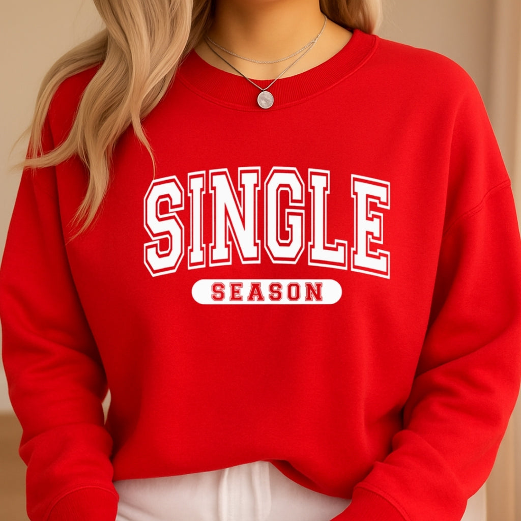 Single Season Sweatshirt & Tee – Valentine’s Day Single Era Outfit