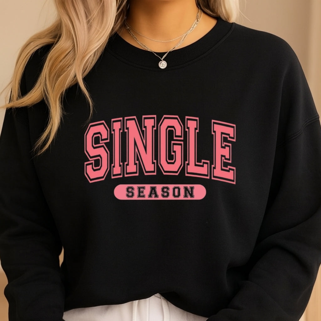 Single Season Sweatshirt & Tee – Valentine’s Day Single Era Outfit