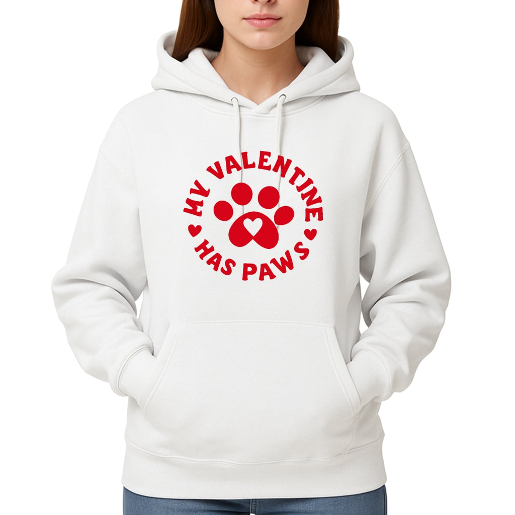 My Valentine Has Paws Sweatshirt & Tee – Cute Pet Lover Valentine Shirt