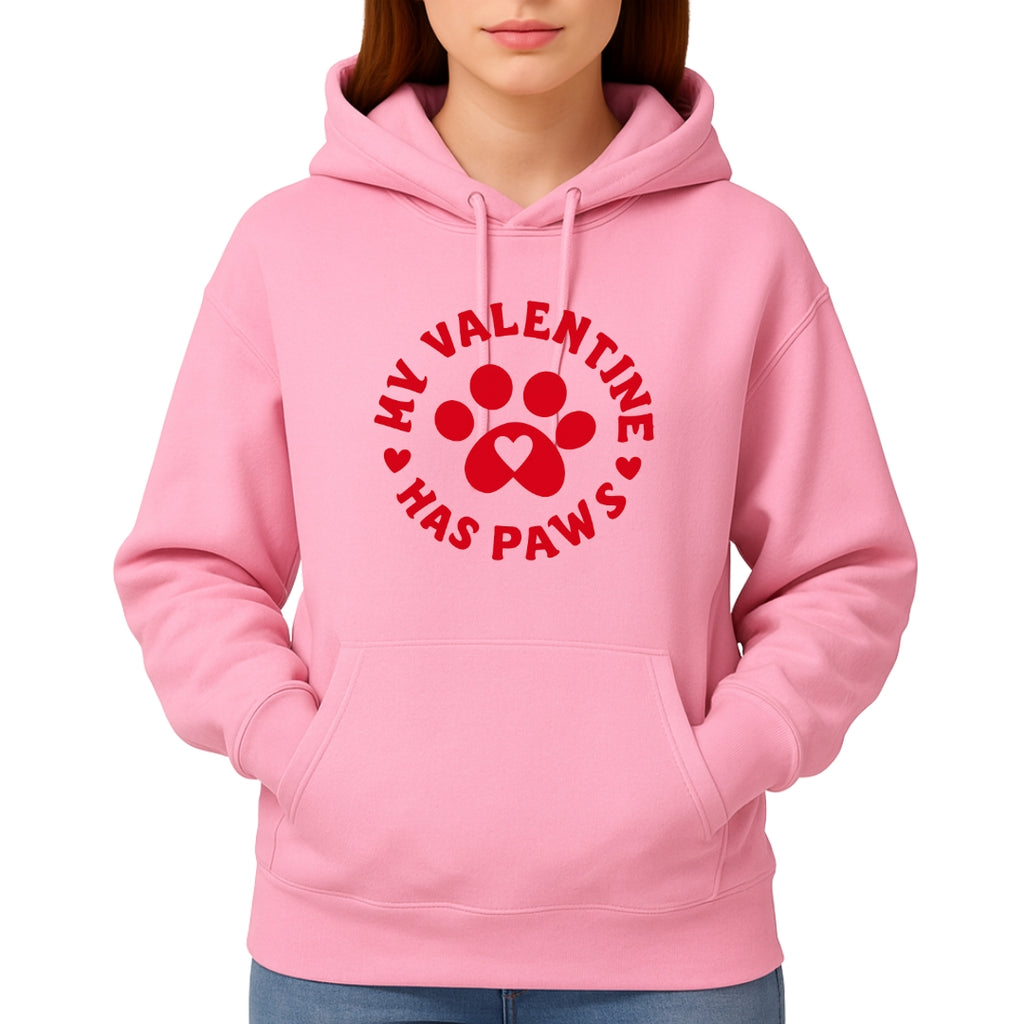 My Valentine Has Paws Sweatshirt & Tee – Cute Pet Lover Valentine Shirt
