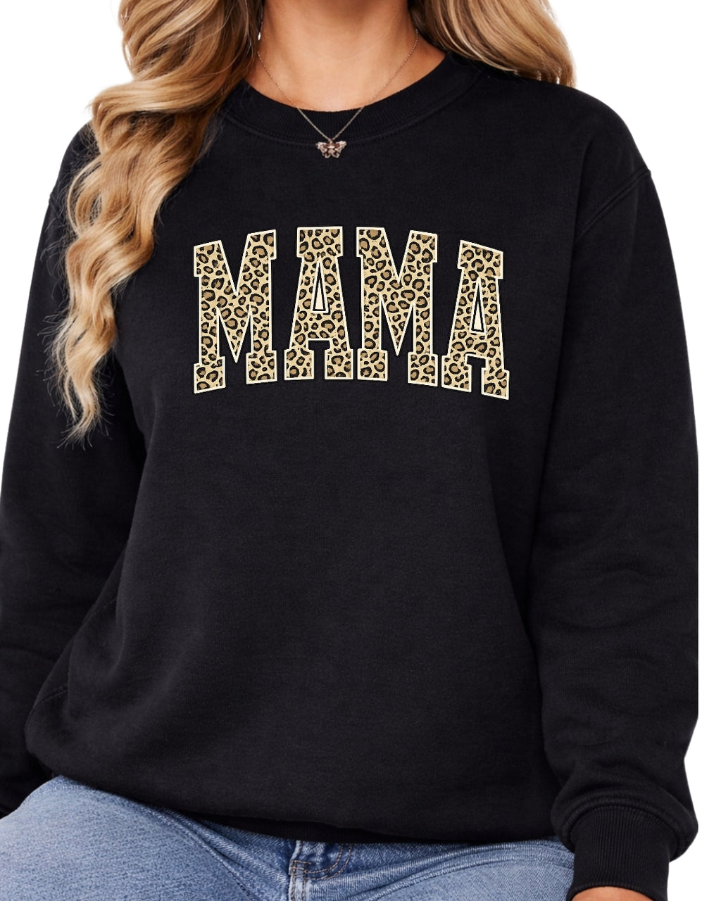 Leopard Mama Shirt – Trendy Bold Mom Graphic Tee