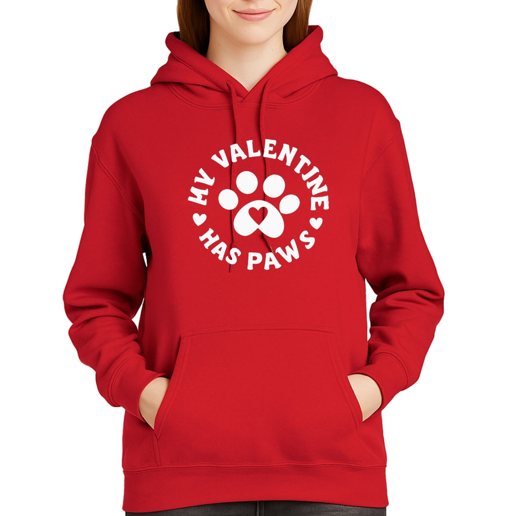 My Valentine Has Paws Sweatshirt & Tee – Cute Pet Lover Valentine Shirt