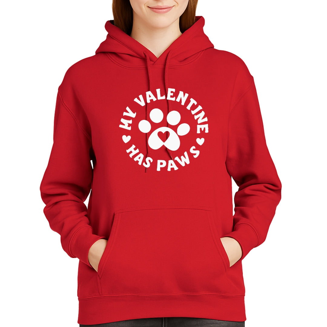 My Valentine Has Paws Sweatshirt & Tee – Cute Pet Lover Valentine Shirt